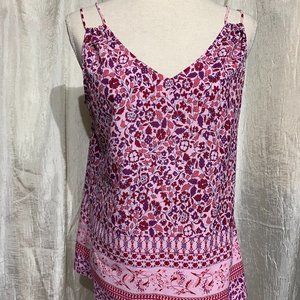 CAbi Style# 5390 Women's Small Indira Floral Print Tank Top